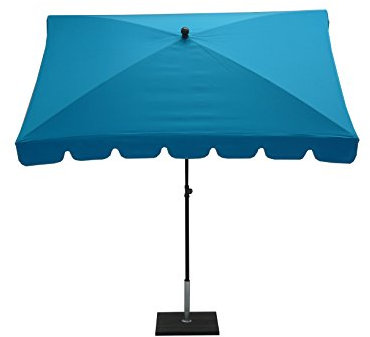 Maffei Art 86r Allegro, Parasol rectangulaire cm 240x160, Tissu TexMa, fabriqué en Italie. EXCLUSIVITE Couleur Turquoise