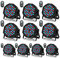 U`King 10er Pack LED Par Strahler 36 LED Bühnenlicht Partylicht RGB mit Fernbedienung, Discolicht Scheinwerfer Beleuchtung Moving Head für Stage DJ Party Show Bar Halloween Weihnachten