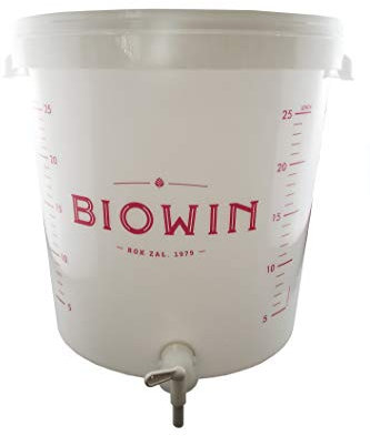 (30L) Large Fermentation Bucket with Graduation Scale,LCD Thermometer,airlock,Bung,tap and Free Syphon Tube and LCD Thermometer !