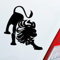 Hellweg Druckerei Sternzeichen Löwe Lion KFZ Roller Auto Aufkleber Sticker Heckscheibenaufkleber