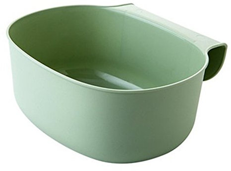 Good01 Meuble de cuisine à suspendre Garbage Corbeille Peut Trash Tonneau à nourriture, plastique, Green, Taille unique