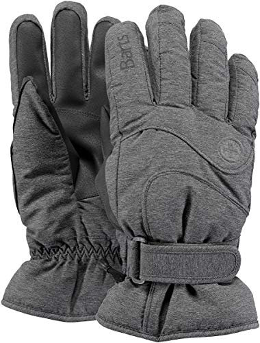 Barts Unisex Basic Skiglove Handschuhe, Grau (DARK HEATHER 0019), Medium