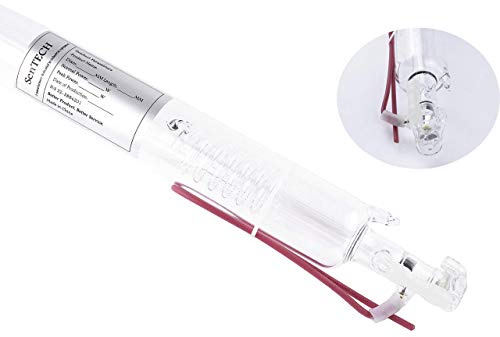 CO2 Glas Laserröhre 50W Länge von 800 mm Diam. 50 mm Laser Tube für Laser Gravier- und Schneiden Maschine, DIY Maschine
