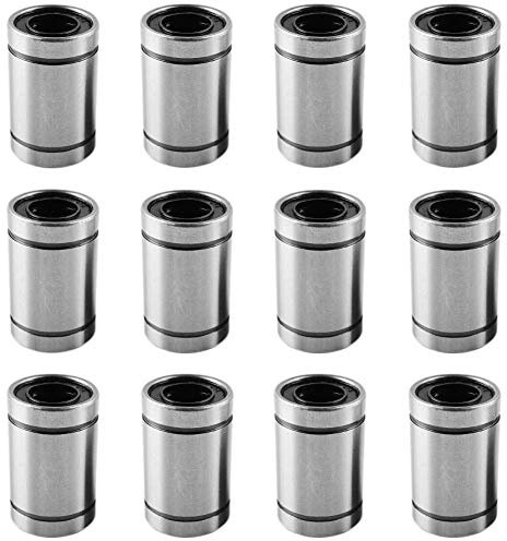 LM8UU Linearlager für 8mm Stange 3D Drucker RepRap Prusa Mendel i3 Kossel Delta 12pcs von Poweka