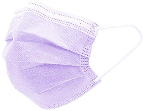 LEEYYO 50PCS, Lila,Dreilagiger Vliesstoff