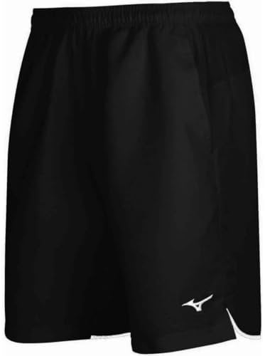 Mizuno Herren Hex Rect Shorts, Schwarz / Weiß, XL EU