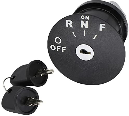 DIYOLFALL Interruttore di accensione con chiave per carrello elettrico da golf 48 V RXV EZGO anni 2008 in poi OEM # 605637, 609682, 611283