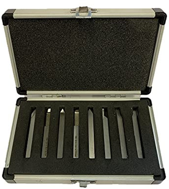 8PC HSS Lathe Turning Facing Threading Tool Set 6MM Shank Tools