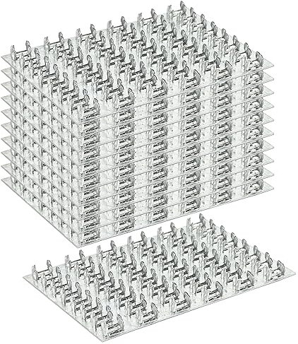 10 Pcs Truss Plates 4x6 Inch, Pronged Truss Mending Plate with Nail Teeth, Mending Plates for Wood Trusses Construction