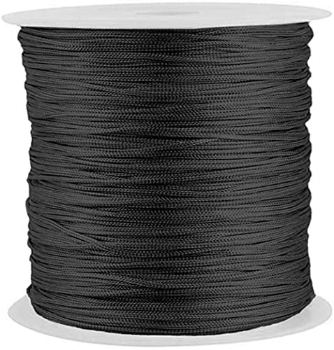 YKKJ 1mm X 160M Cordon en Nylon,Corde en Nylon Perles Fil,pour enfilage de Perles, macramé, nœud Chinois, Fabrication de Bijoux.