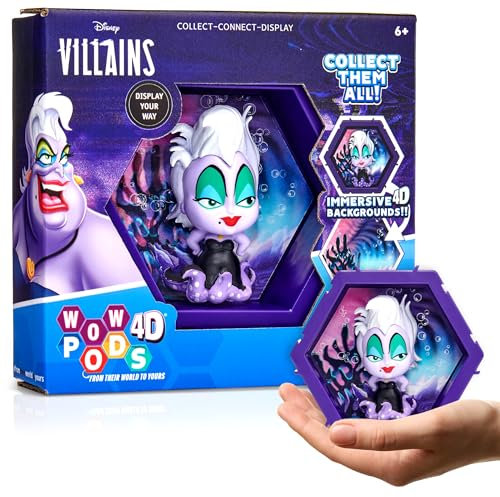 PODS 4D Disney Ursula | Einzigartige verbindbare Wackelfigur zum Sammeln, die aus ihrer Welt in Ihre platzt, Wand- oder Regaldisplay | Disney Spielzeug und Geschenke | Serie 1 Nr. 498