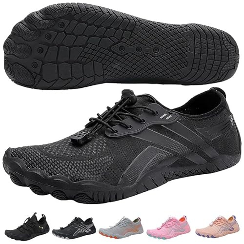 Quick Dry Barefoot Aqua Shoes - Mens Womens Beach & Pool Shoes for Swim, Surf & Diving