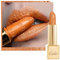 Oulac Rossetto Metallizzato Lucido, Rossetto Arancione Altamente Pigmentato, Lucentezza 3D, Rossetto Lunga Durata, Formula Cremosa e Idratante, Vegan, 4,3g (19) Persimmons