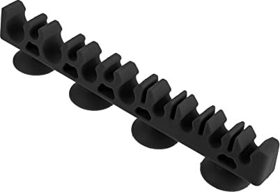 minkissy 1pc Silicone Makeup Brush Makeup Drying Rack Organzier Suction Cup Brush Rack Organizer Make up Organizer Stands Desktop Stand Silica Gel