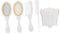 FRCOLOR 5pcs Vintage Hair Brush and Comb Set Holder Detangling Brush for Hair Types Elegant Desktop Storage for Personal and Salon Use