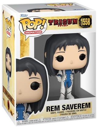 Funko POP! Animation: Trigun - Rem Saverem | Offizielles Anime Merch - Vinyl Sammelfigur als Regal Deko - Geschenkidee zum Geburtstag für Fans und Sammler