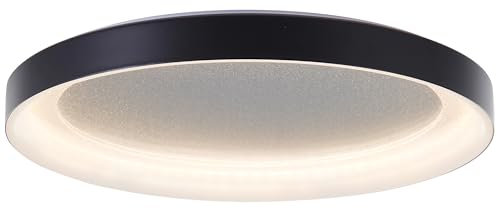Brilliant LED Deckenleuchte Quito LED-Deckenlampe, 33 cm, Glitzereffekt, 2700 lm, 3000 K, schwarz