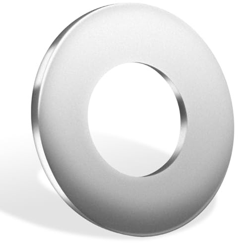 BOUMVID Rondelles Inox M10 x 25mm, 50 Pièces Rondelle Metal, Rondelles Plates en 304 Acier Inoxydable Plate Penny Rondelles pour Vis et écrous DIN9021 / ISO7093