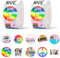 GTOTd LGBTQ Pride Sticker Aufkleber (1000 Stück) Rainbow Regenbogen Gifts Merch für LGBTQ,Labels Gift Pack Wrap, Geschenke Deko für Laptop Wasserflasche