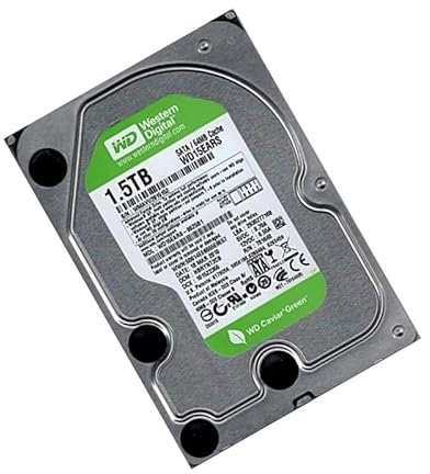 Western Digital Disque Dur 1.5To SATA 3.5 Caviar Green WD15EARS 5400RPM 64Mo