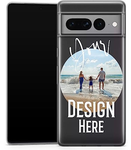 TULLUN Personalisierte Individuelle Ihr Bild Foto Idee Brauch Stil Soft Gel Schutzhülle Handy Hülle - Ihr Eigenes Design - für Google Pixel 8a
