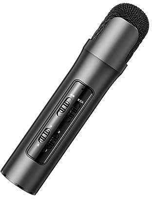 TOGEVAL 1set Microfono Condensatore Portatile Con Effetto Riverbero Per Karaoke Registrazione e Performance Live Adatto Per Smartphone Computer e Eventi Classico