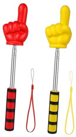 NUOBESTY 2 Stück Teleskop-Indikator Stick Hand auf einem Stick Fingerzeiger Sticks Finger Textmarker zum Lesen Zeiger Finger Präsentation Zeiger Unterricht Zeiger Kunststoff