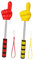NUOBESTY 2 Stück Teleskop-Indikator Stick Hand auf einem Stick Fingerzeiger Sticks Finger Textmarker zum Lesen Zeiger Finger Präsentation Zeiger Unterricht Zeiger Kunststoff