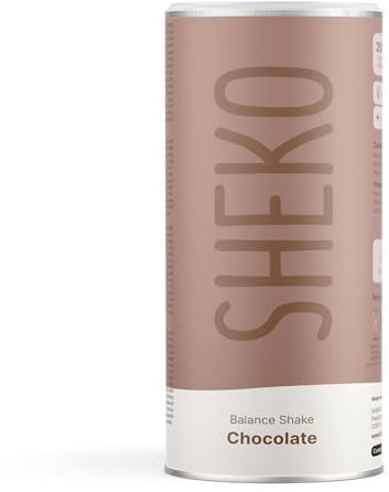 SHEKO Balance Shake Schokolade - 21 Cremige Mahlzeitenersatz Shakes zum Abnehmen - Proteinreich, Glutenfrei & Natürlicher Geschmack - Abnehmen Shake