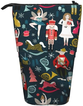 Yyoretp Trousse à stylos télescopique pour femme Motif Casse-noisette Ballet de Noël