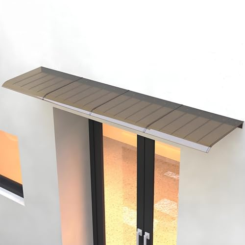 Outdoor Wasserdicht Paravent Balkonmarkise ohne Bohren 45x120cm Grau Seitenmarkise Balkon Sonnenschutz Terrasse Abdeckung Stilvoll Outdoor