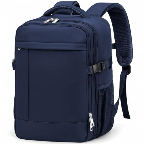 Lossga Handgepäck Rucksack 40x30x20 für Ryanair Rucksack Handgepäck | Flugzeug mit Durchleitung Tasche Reiserucksack Backpack Klein mit Eine Diebstahlsichere für Herren Damen, 14 Zoll Laptop