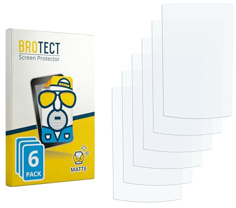 BROTECT Entspiegelungs-Schutzfolie für Engwe Engine Pro 3.0 Boost (6 Stück) Matte Displayschutz-Folie, Anti-Reflex, Anti-Fingerprint