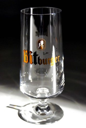 Bitburger Stiel-Gläser 0,5l (Set von 2) Continental Pint Gläser