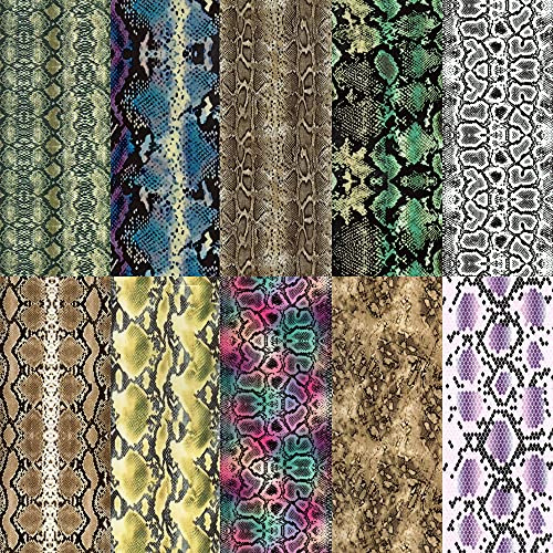 Halo Gel Nails - Create - Nail Foils - Snakeskin (Pack Of 10) (NA805)