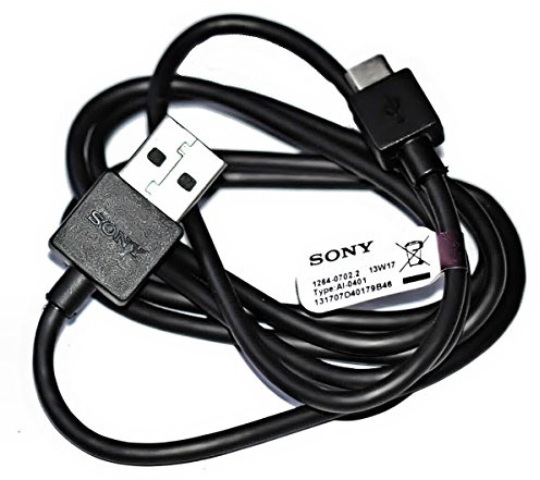 Sony Handy USB Datenkabel Xperia Mobiltelefone mit Micro USB Daten/Ladeanschluss - Fotos - Daten - Musik - Ladung