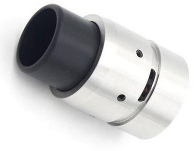 Velocity MINI RDA Clone Dripping Atomizer With Monster Competition Cloud Chaser Drip Tip Dual Coil (Stainless Silver) by Velocity Mini