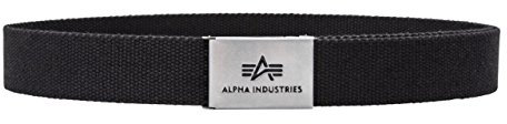 Alpha Industries Unisex Big A Belt Gürtel, Black, Einheitsgröße