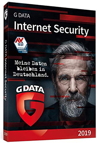 G DATA Internet Security 2019 | Antivirus | 3 PCs Standard - 1 Jahr | Windows | Trust in German Sicherheit | Aktivierungscode in Standardverpackung + DVD