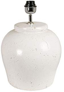 Light & Living Lampenfuss Ø30x40 cm ETNA small antik weiss für E27 Leuchtmittel für Wohnzimmer Esszimmer Schlafzimmer usw.