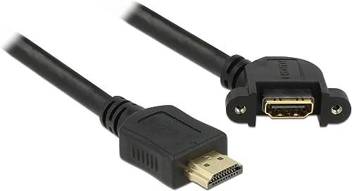 Delock 85467 0.5m HDMI Type A (Standard) HDMI Type A (Standard) Schwarz HDMI-Kabel, 85467