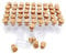 Danmu Art 50pcs 1ml 11mm x 22mm Mini Tiny Glass Bottles Jars with Cork Stoppers