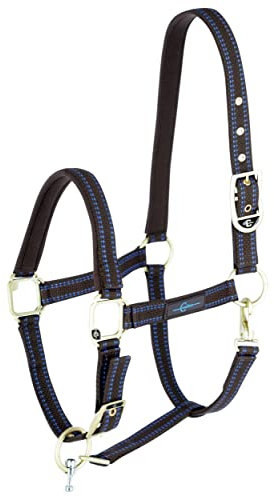 GOLEYGO Pferdehalfter für Goleygo- System, braun/hellblau, Foal