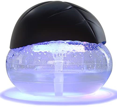 ap airpleasure Water-Based Purifier Air Washer, Air Revitalizer & Freshener, Air Fresher with 7 LED Color Changing Light for Rooms (Black)
