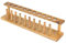 Reagenzglasständer Holz 6/8/10/12 Löcher Reagenzglasständer Unterstützung Bürettenständer Aufbewahrung Regalhalterung Labor Schulbedarf(10 holes)