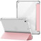 VAGHVEO Custodia per iPad Mini 1/2/3 7,9 Pollici, Flessibile Silicone TPU Trasparente Cover Retro, Sottile Leggero Auto Svegliati/Sonno Case Antiurto Resistente per Apple iPad Mini 1 2 3 Tablet, Rosa