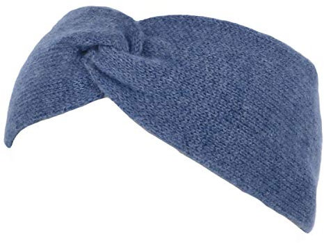 Seeberger Lasuna Kaschmir Stirnband Stirnwärmer Headband Ohrenschutz (One Size - blau)