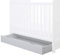 Ickle Bubba 120 Cot Bed Under Drawer (White)