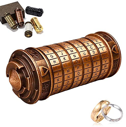 Cryptex Da Vinci Bloqueo de código san valentin regalos originales hombre mujer Regalos Divertidos Originales para Mujer Hombre Amigo Novio Novia Parejas Invisible Madres Padres Personas