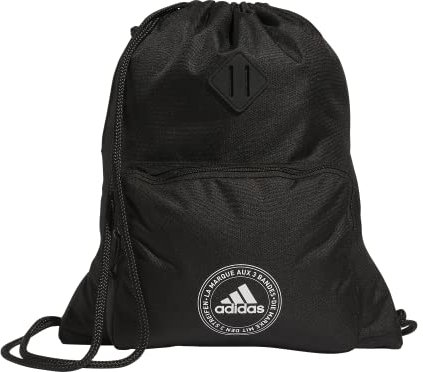 adidas Classic 3-Stripes 2.0 Sackpack Bolsa de Mochila, Negro, Talla única Unisex Adulto